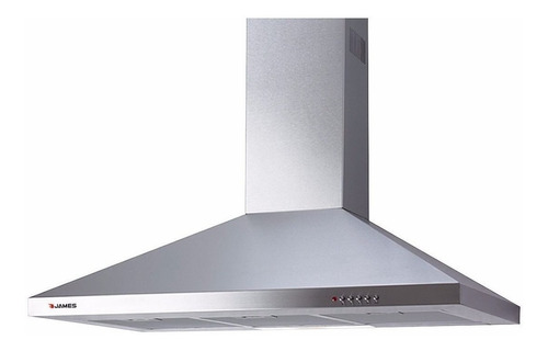 Extractor de cocina James Kavez ac. inox. de pared 600mm x 270mm x 500mm plateado