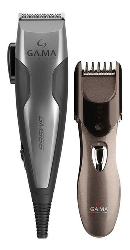 Corta Pelo Gama Clipper + Trimmer Gm566 29 Pzs