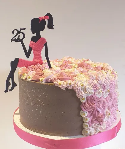 Tortas decoradas online con muñecas barbie