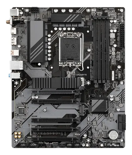 Gigabyte B760 Ds3h Ax (rev. 1.x) Placa Base Lga 1700 Intel B760 Atx Con Ddr5, 2* M.2, Pcie 4.0, Usb 3.2 Gen 2 Tipo-c, Wifi 6e Realtek Gbe Lan, Q-flash Plus, Pcie Ez-latch