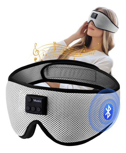 Máscara Para Dormir Con Bluetooth 3d Music, Música Relajante