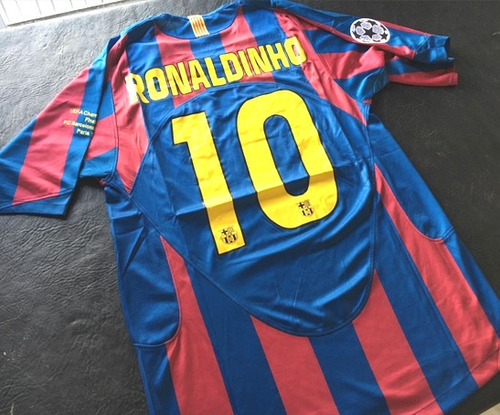 camiseta ronaldinho barcelona