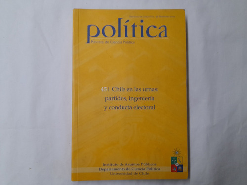 Política. Revista De Ciencia Política. Vol. 45 Votaciones