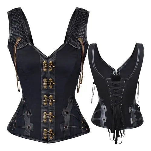 Corset noir femme hotsell