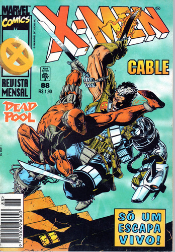 X-men N° 86 - 84 Páginas Em Português - Editora Abril - Formato 13,5 X 19 - Capa Mole - 1996 - Bonellihq Cx03 Abr24