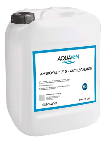 Imagen 1 de 1 de Ameroyal 710 - 5 Gls (anti Escalante Para Ósmosis Inversa)