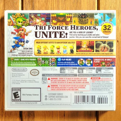 Jogo The Legend Of Zelda: Tri Force Heroes - 3DS no Shoptime