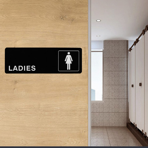 Señalización De Baños Para Hombres Y Mujeres, 2 Unidades