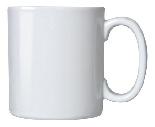 Caneca Cerâmica Cilíndrica Sublimação Branca (sem Impressão)