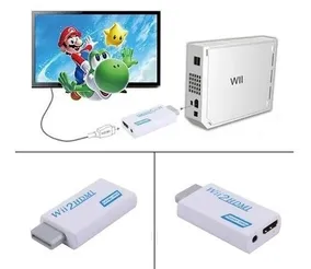Adaptador Conversor Para Consola Wii A Hdtv + Audio