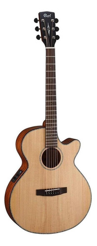 Guitarra Electroacústica Cort SFX-E para diestros natural ovangkol satin