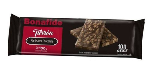 Turron Bonafide Mani Con Chocolate 100g.
