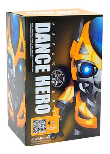 Robot Muñeco Bailarín Hero Dance Transformers Bumblebee 