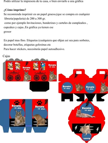 Gato Big Floppa Cumpleaños Kit Imprimible Personalizado