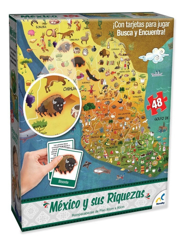 Rompecabezas Piso Republica Mexicana Jca-1154