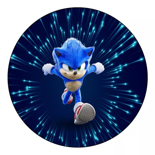 Patinete do Jogo Sonic Infantil Meninos de Duas Rodas Azul - Toys