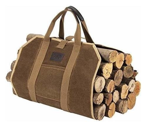 Bhd Firewood Fireplace Carrier Logs Tote Holder 20 Oz Wa