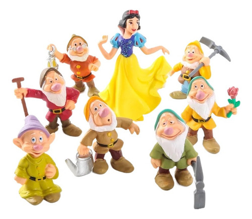 Branca De Neve E Os Sete Anões Jardim Pequena Decoração