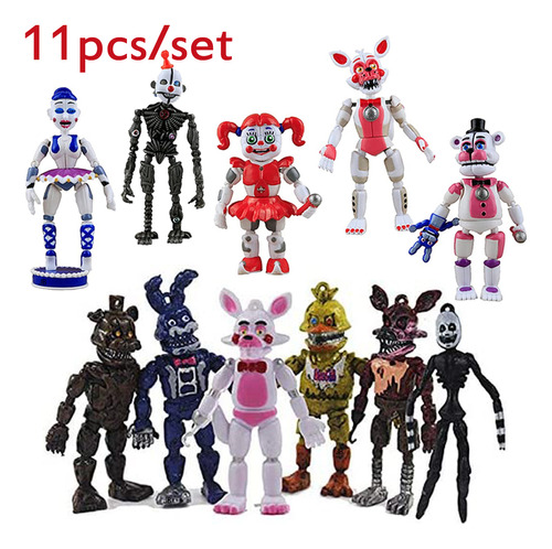 Juego De 11 Figuras De Acción De Freddy Five Nights