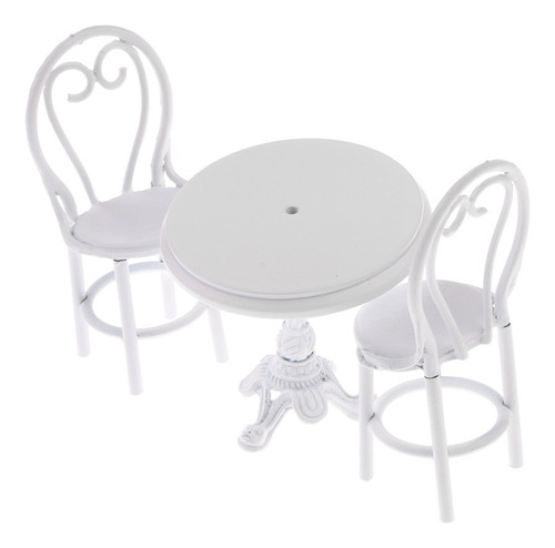 Casa De Blanca Silla Muebles Juguetes Set Comedor