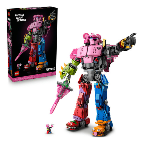 LEGO Fortnite Líder del equipo mecha Set 77078 Set De Construcción Figura Coleccionable del Videojuego incluye una minifigura de su piloto