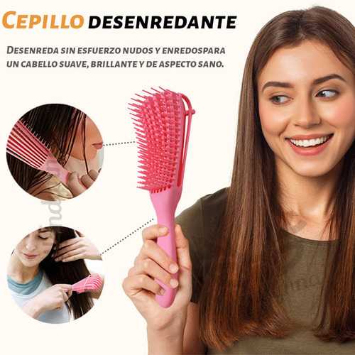 Cepillo Cabello Desenredar Rizado Tangled Wet Brush Peines