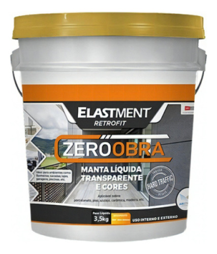 Verniz Pu Manta Líquida Zero Obra Elastment 3,5kg Incolor