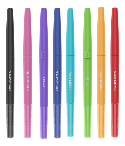 Set 8 Marcadores Flair Doble Punta Paper Mate Surtidos
