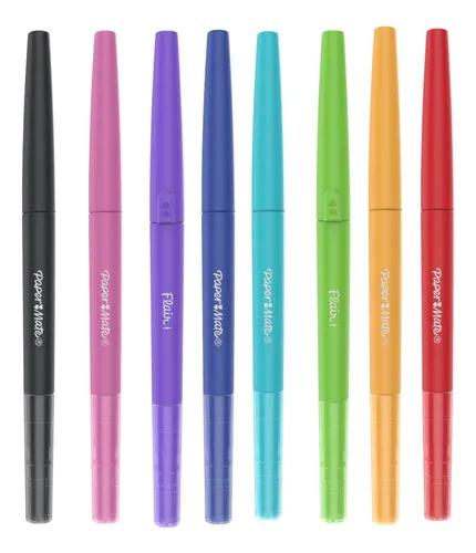 Set 8 Marcadores Flair Doble Punta Paper Mate Surtidos