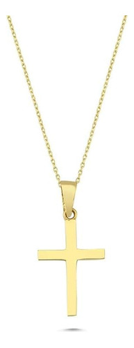 Collar Con Cruz De Oro De 14 Quilates En Quilates Wish De De