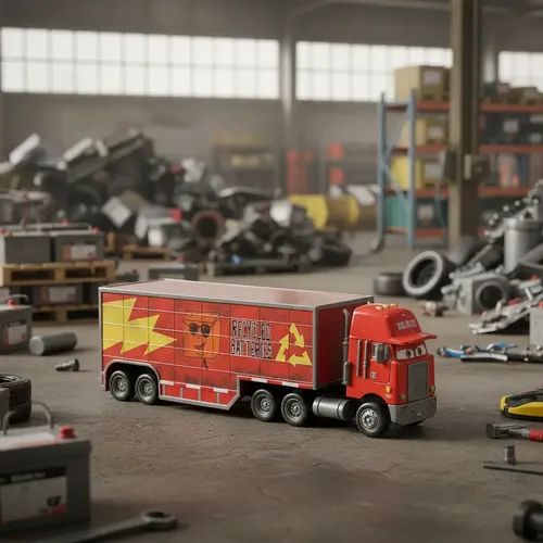 Disney Cars Jerry Reclycled Batteries Hauler Mattel | Frete grátis