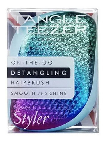 Imagen 1 de 7 de Tangle Teezer Cepillo Compact Styler Mermaid Blue