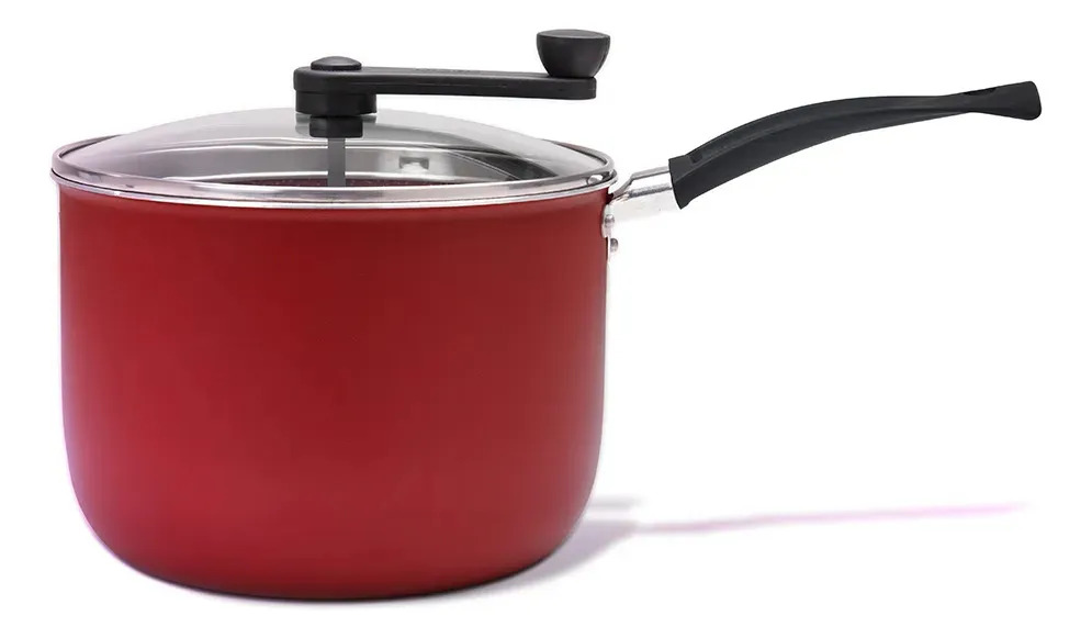 Pipoqueira Brinox Ceramic Life Rainbow Ø20cm 4,2 L Cereja