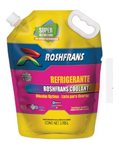 Refrigerante Roshfrans Coolant 50/50 Galón 50/50