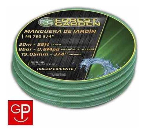 Manguera De Jardin 30mts Forest & Garden Mj7303/4 3/4