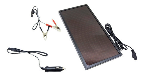 Panel Solar Duralast Para Vehiculo Color Negro Voltaje máximo del sistema 12V