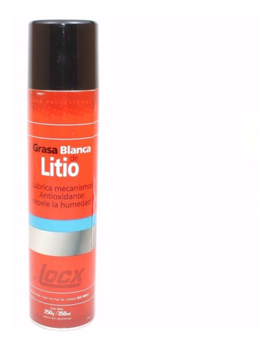 Grasa Blanca De Litio Locx X250g Antioxidante En Spray