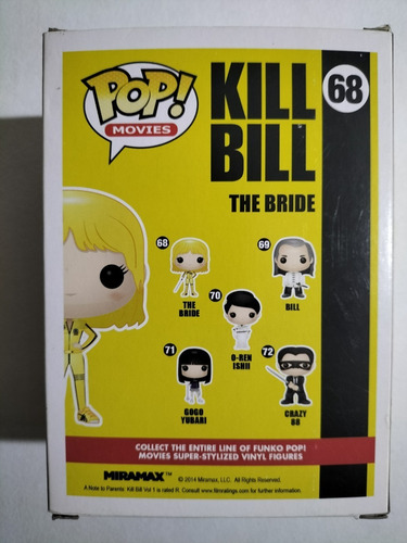 The Bride #68 Kill Bill - Funko Pop! (Usado)