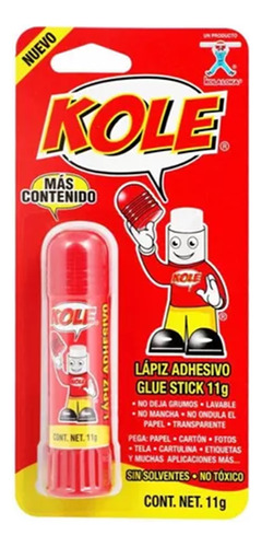 Lápiz Adhesivo Kole 11g Glue Stick 1 Pz
