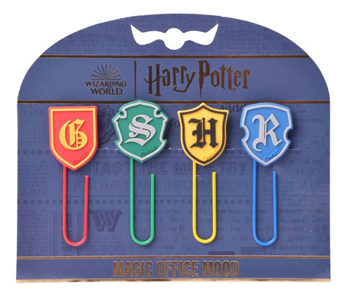 Fun Paper Clips Con 4 Casas Harry Potter Mooving