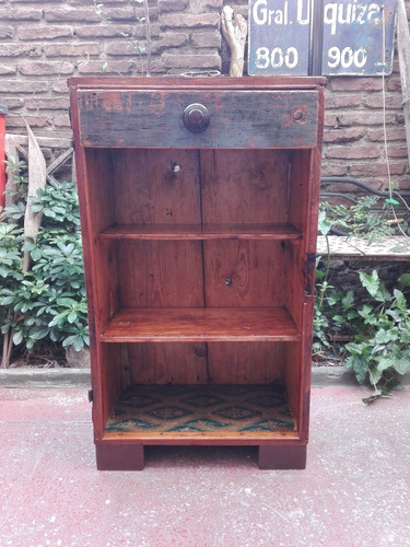 Mueble Vintage C/cajón Y Estantes