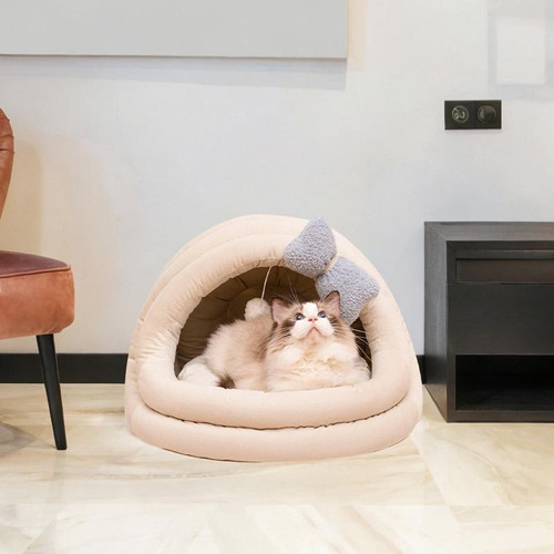 Cama Cálida Para Gatos De Invierno, Cálida, Suave, S