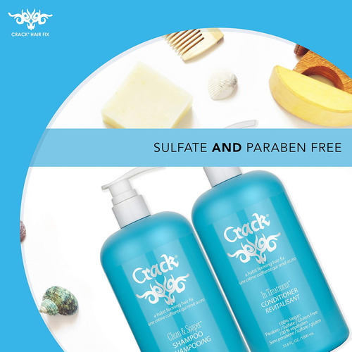 Crack Hair Fix - Shampoo Crack Clean & Soaper E Condicionado