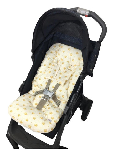 Colchonete Para Carrinho De Bebê Coroa Amarela