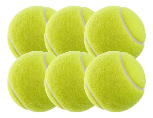 Pack X6 Pelotas De Tenis Pelotas Para Principiantes Tenis