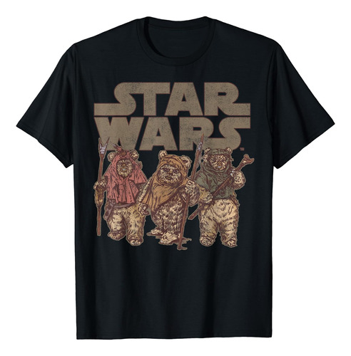 Camiseta Con Logotipo De Star Wars Ewok Group Shot