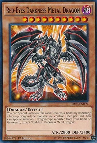 Yu-gi-oh! - Red-eyes Darkness Metal Dragon (sr02-en009) -