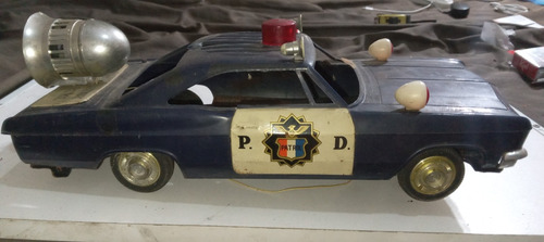 Auto Policial De Coleccion De Metal. Made Eeuu