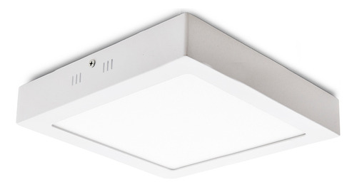 Panel Led Exterior 24w Cuadrado Tipo Plafon Frio Macroled