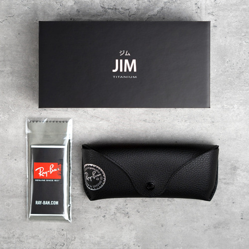 Lentes Ray Ban Rb8094 9209r5 Jim Titanium Silver Blue Varilla Silver 9209r5 Armazón Silver 9209r5